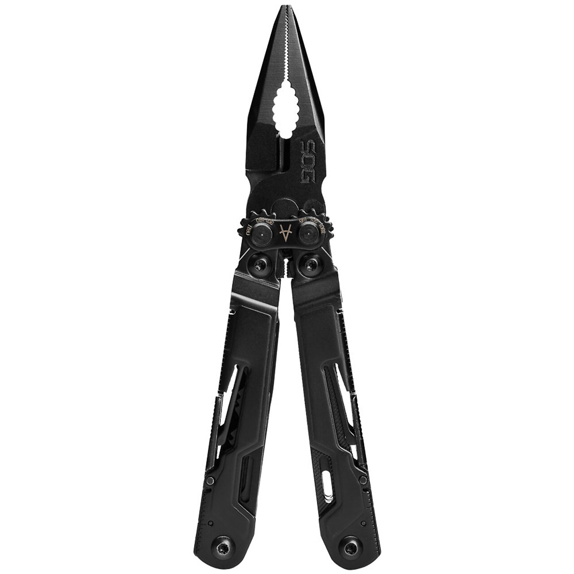 SOG PowerPint Multi-Tool - 5in. Length, Stainless Steel, 18 Tools, Black, Model# SOG-PP1002-CP
